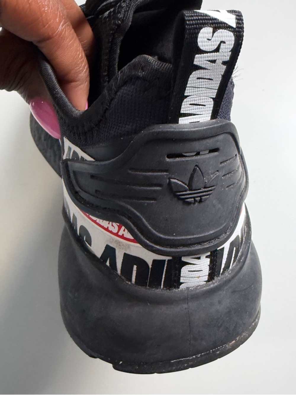 Adidas ZX 2K Boost 'Bold Logo Graphic Sneakers - Picture 4 of 12